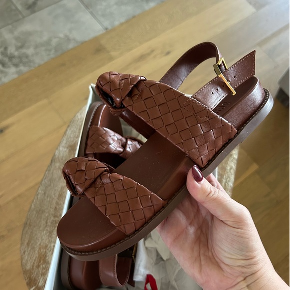 New Schutz Kareena Knot Woven Sporty Sandals - Picture 8 of 10